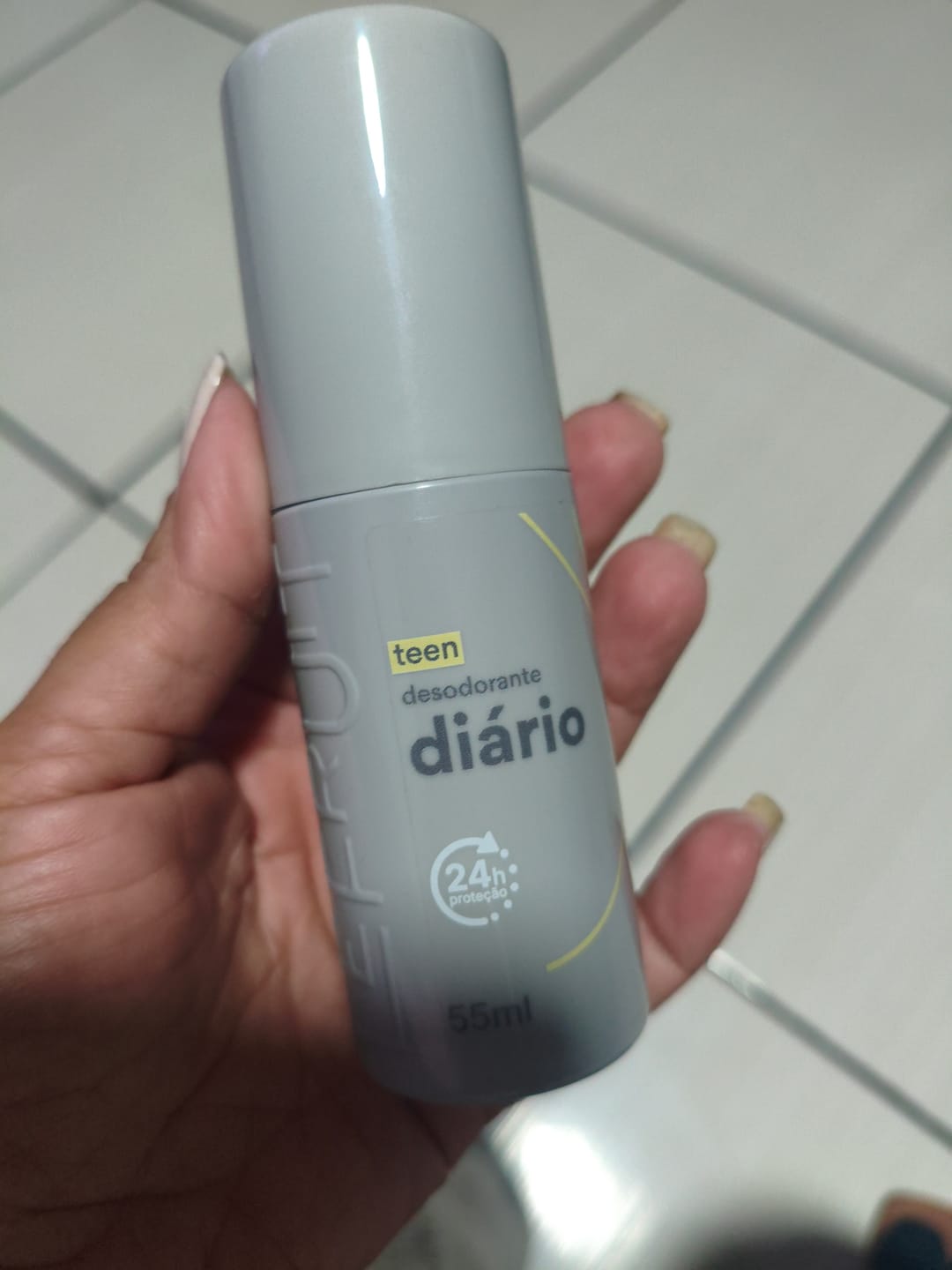 Customer photo review of Desodorante Diário Teen