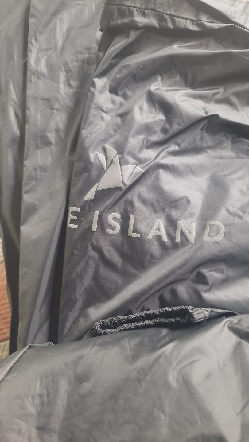 Customer photo review of Grey - Rain Jacket with Pant and Mobile Pouch