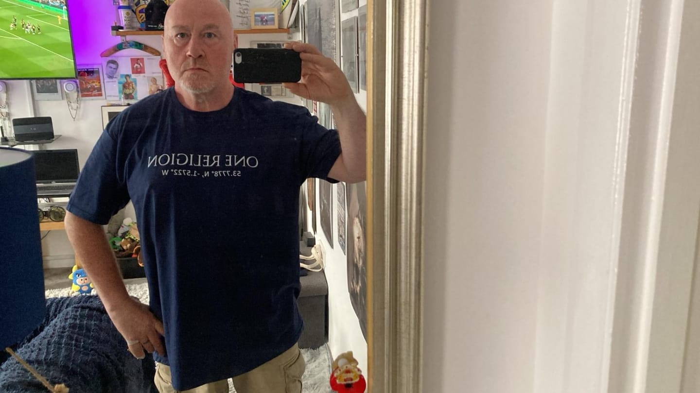 Customer photo review of One Religion T-Shirt