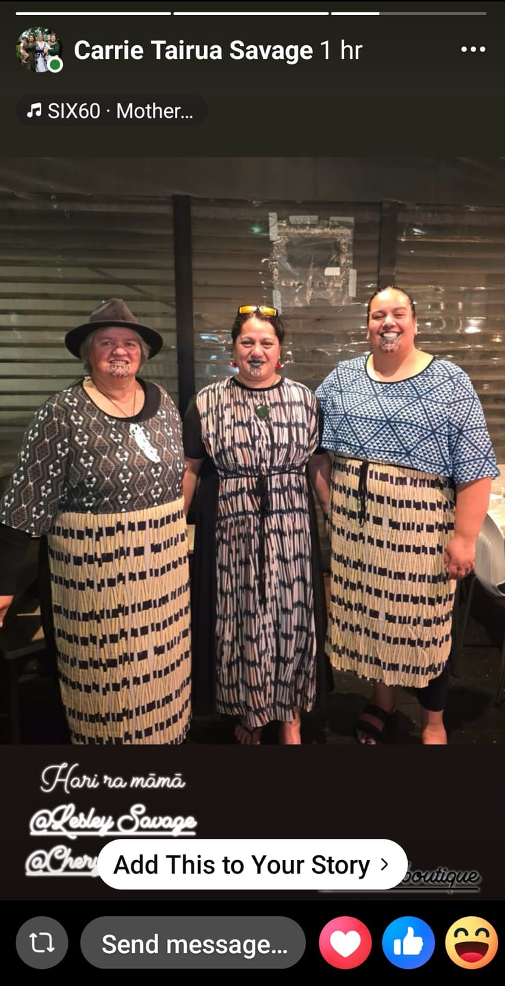 Customer photo review of Kahurangi Taniko Bodice Piupiu Dress