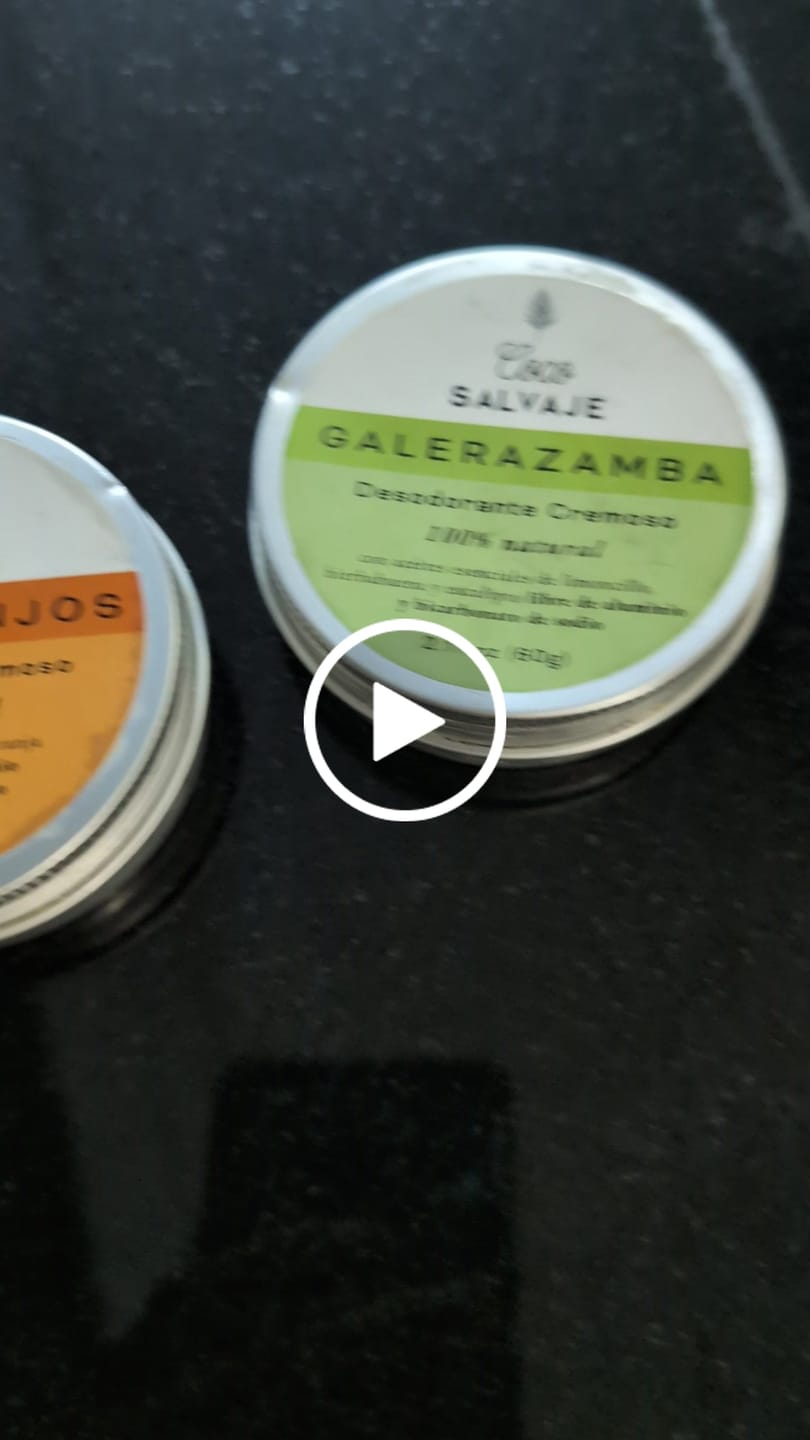 Customer video review of Desodorante natural Coco salvaje Galerazamba