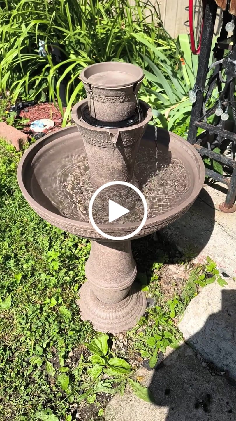 Customer video review of Adria Cordless 8-in-1 Modular Fountain with Timer