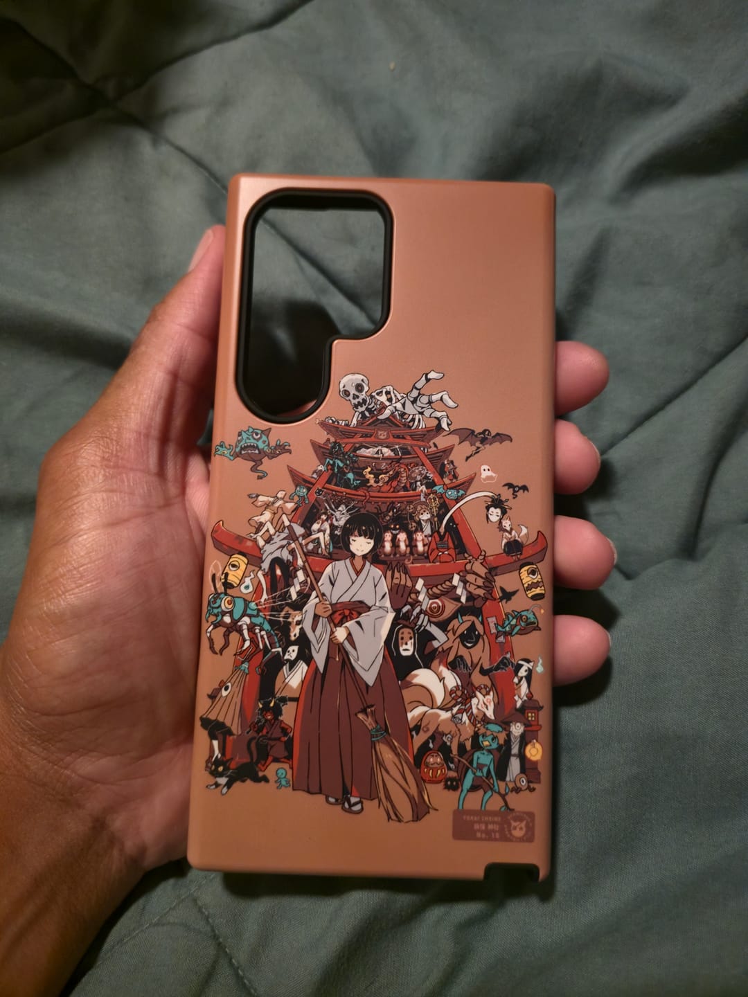 Customer photo review of Yokai Shrine Samsung Case