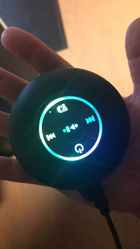 Customer photo review of Bluetooth Shower Speaker