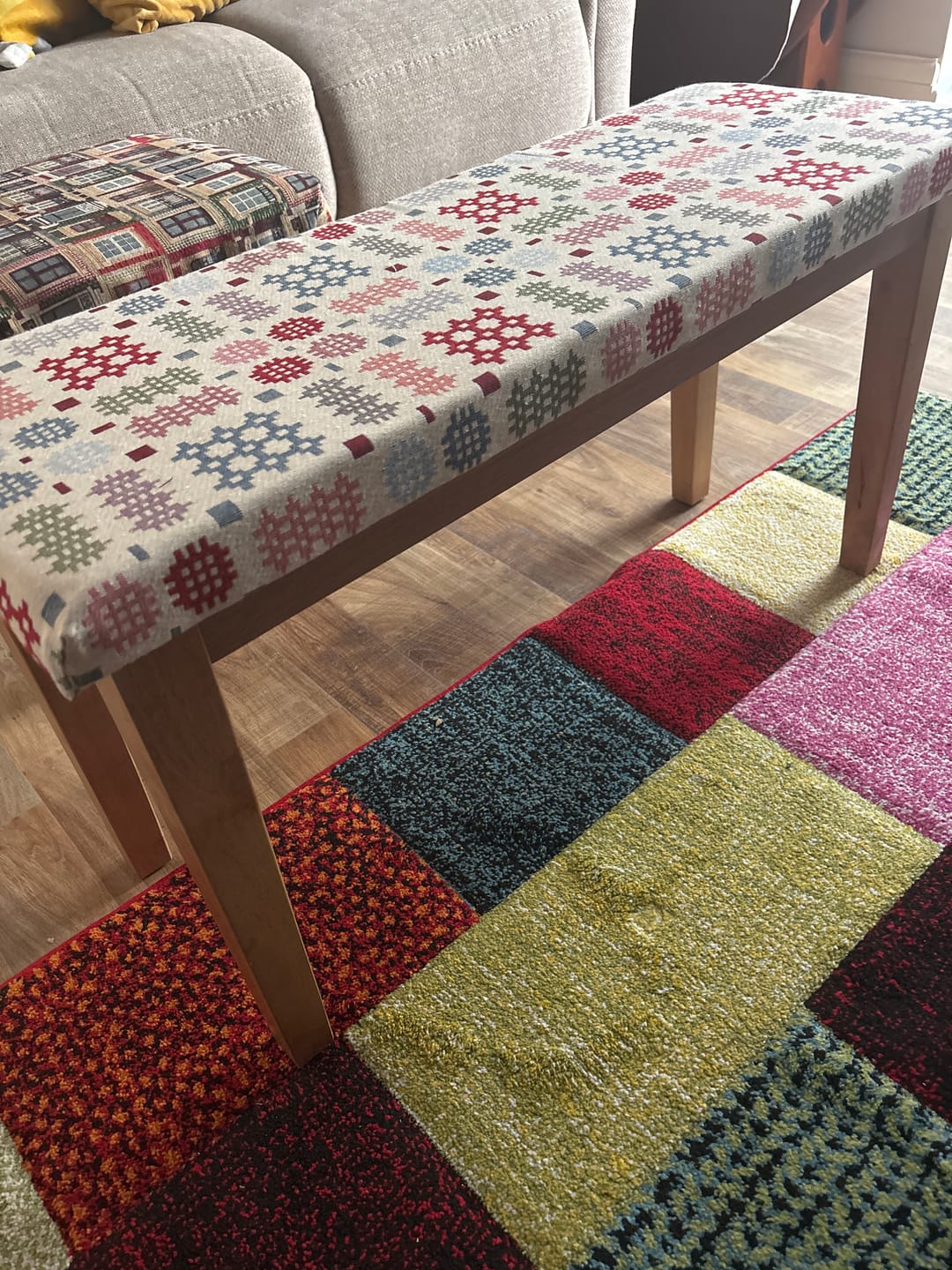 Customer photo review of Welsh Blanket Tapestry Fabric