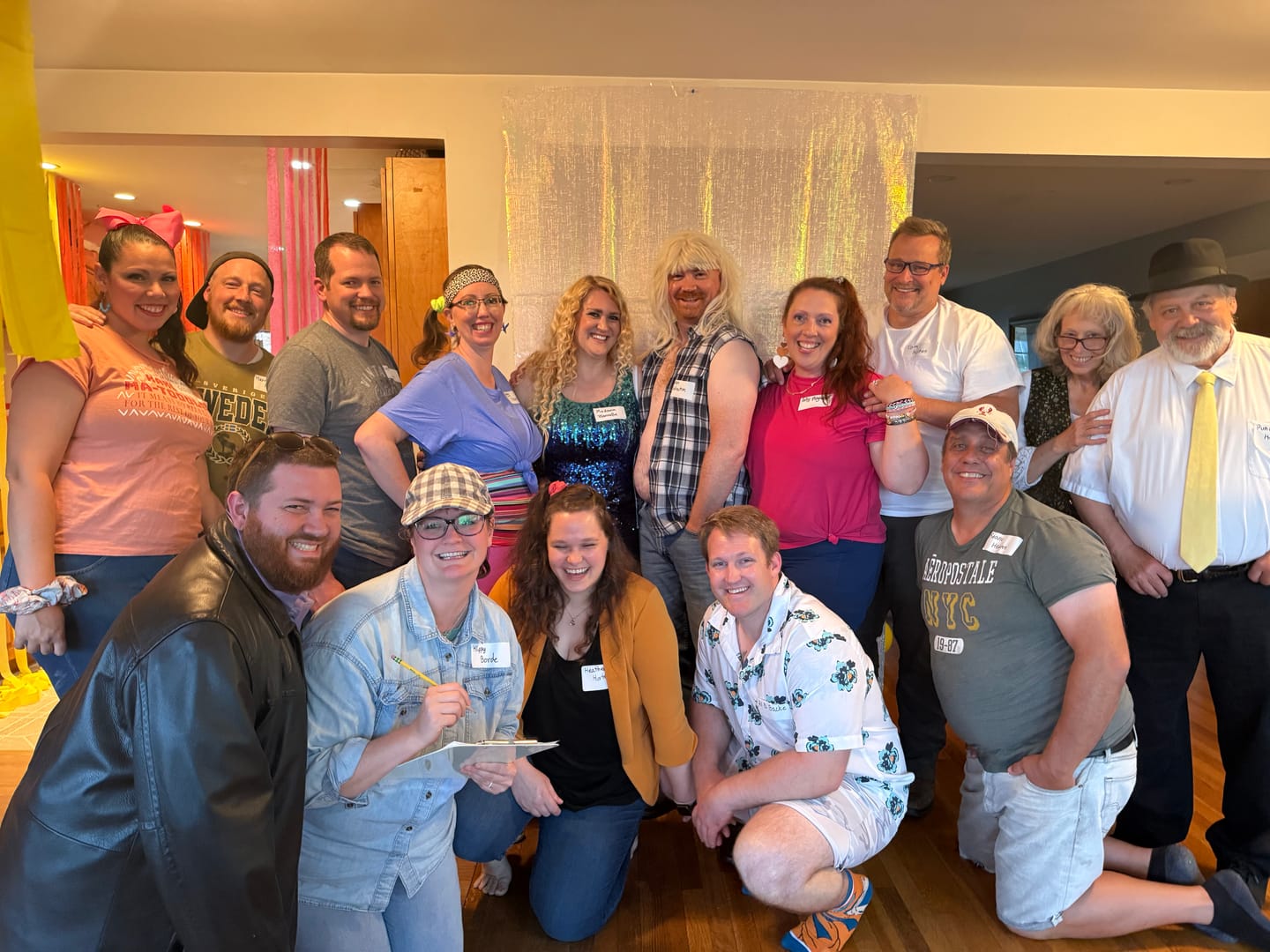 Customer photo review of 1980s Murder Mystery Game Kit
