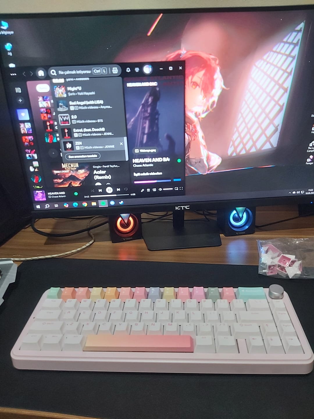 Customer photo review of YUNZII B68 Mekanik Klavye
