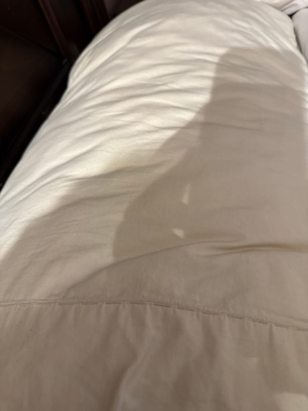Customer photo review of Sábanas 300 Hilos 100% Algodón Blancas - Super King - Suaves y Frescas