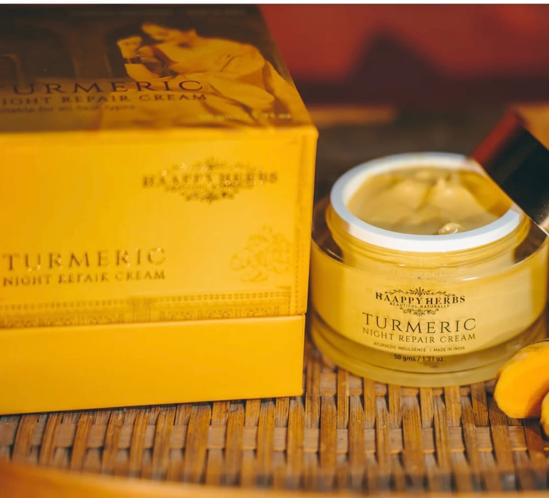 Customer photo review of Turmeric Night Repair Cream