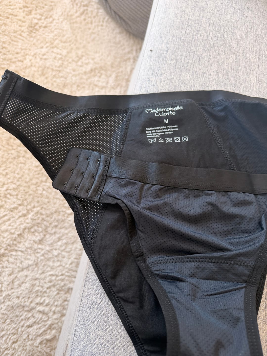 Customer photo review of Culotte Menstruelle Respirante Détachable Claire (Nouveauté)