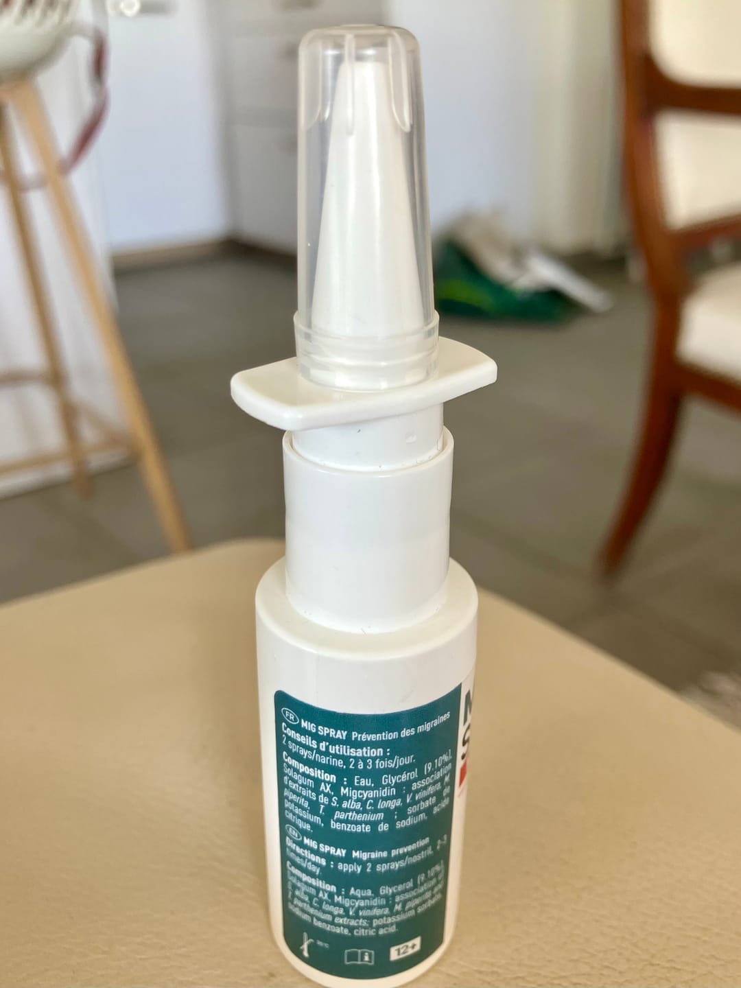 Customer photo review of MIG SPRAY - Migraine