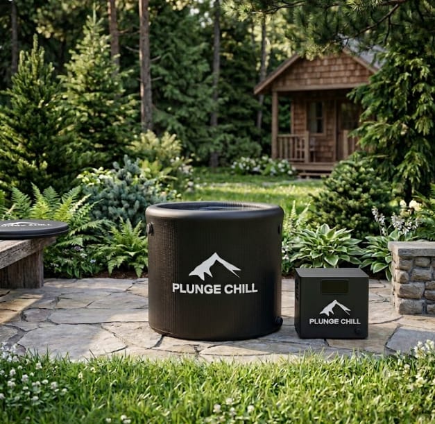 Customer photo review of Cold Plunge Chiller + Tub (XXL)