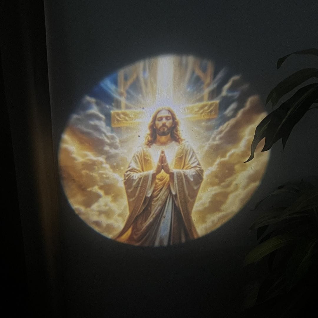 Customer photo review of Jesus Light Projector