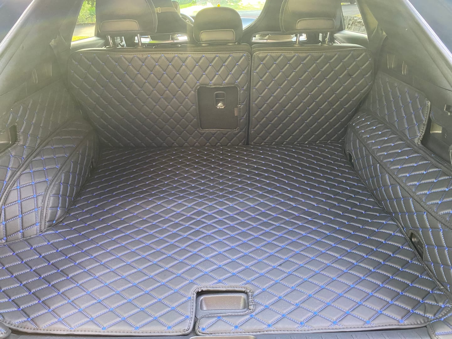 Customer photo review of Diamond Stitching Full Coverage Trunk Mats - Ultimate Protection