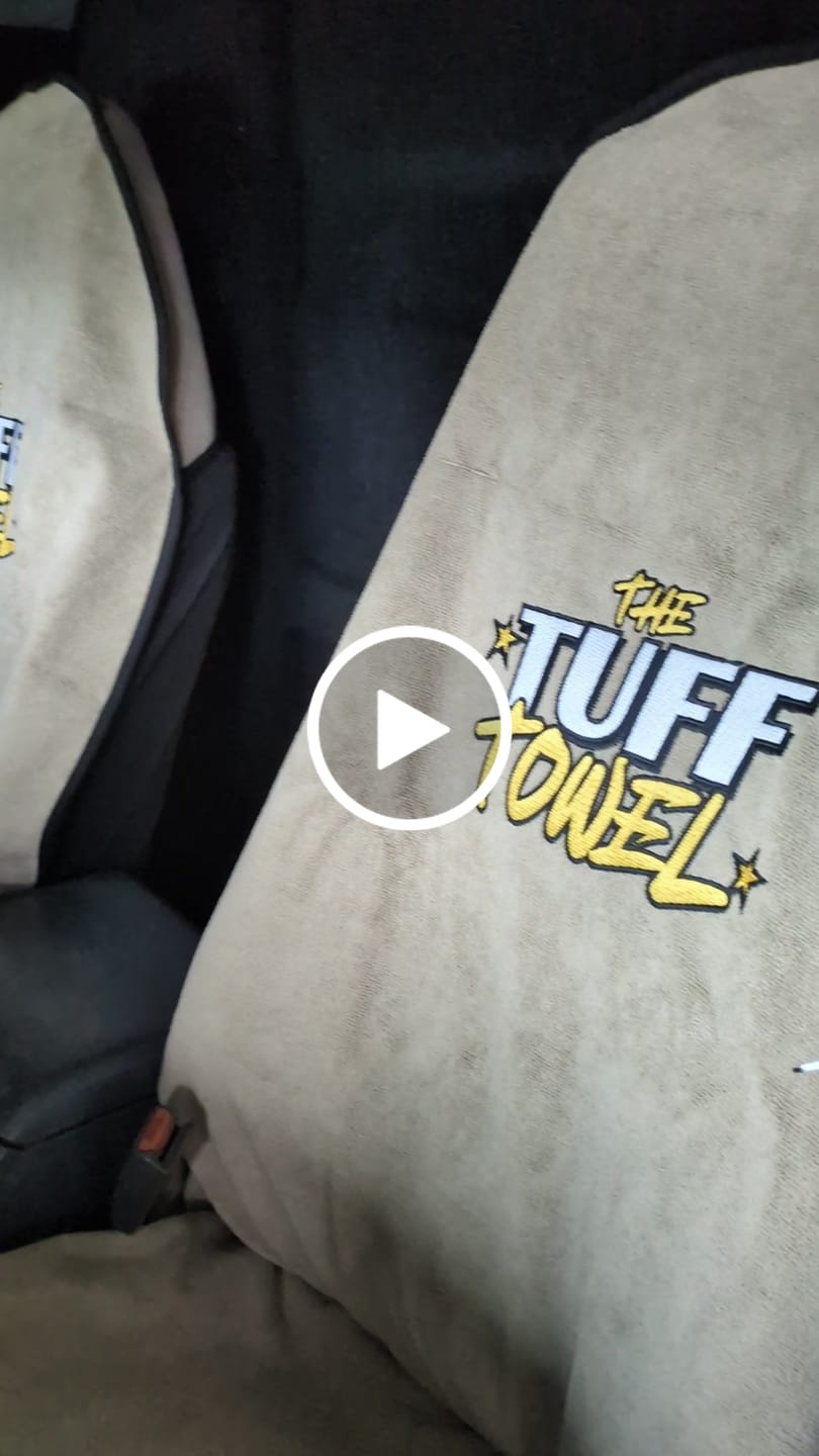 Customer video review of Waterproof Car Towel Seat Cover - The OG