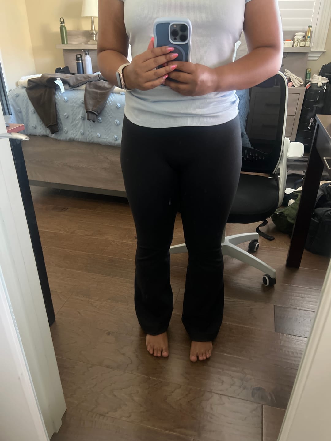 Customer photo review of The Leisure Pant / Black