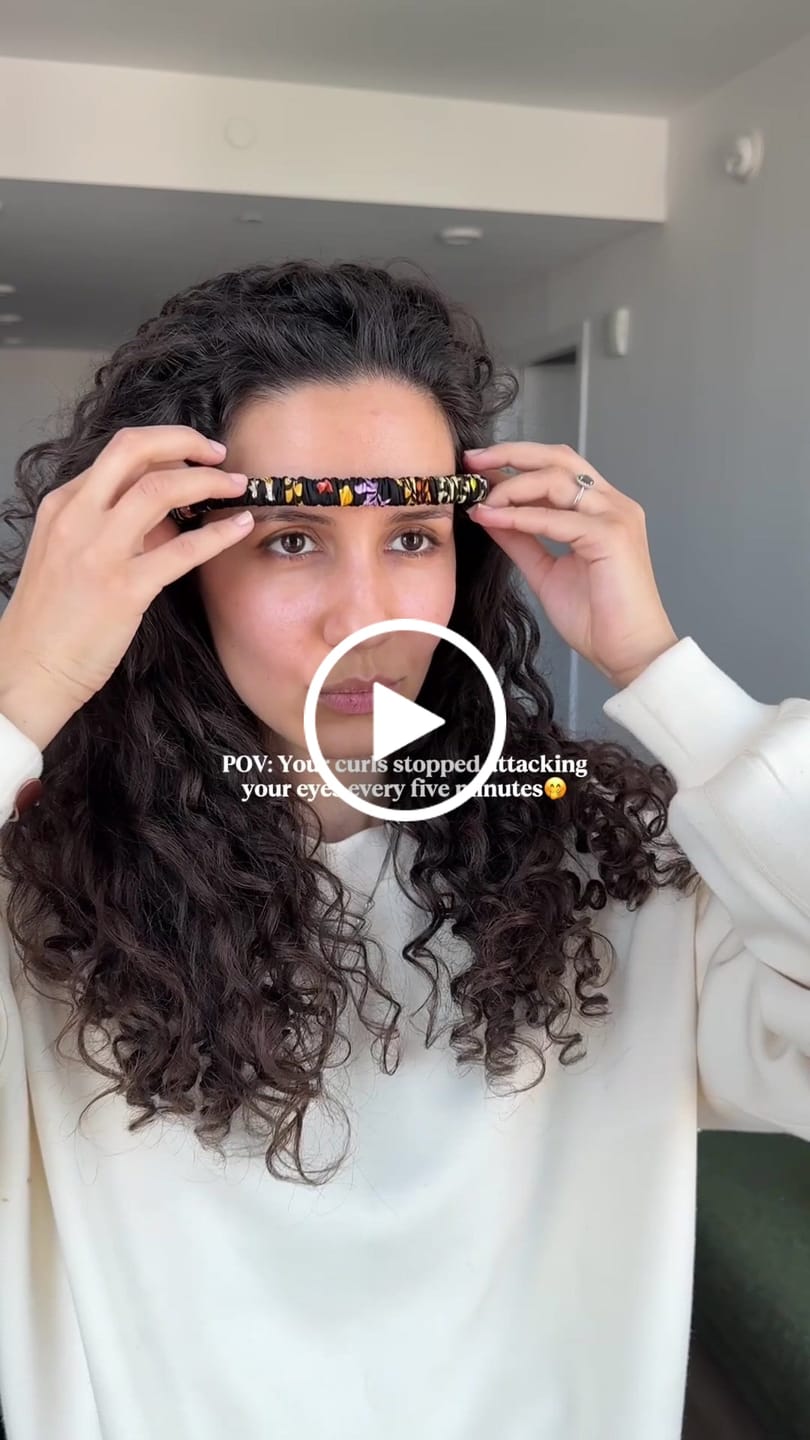 Customer video review of Comfort Curve Silk Headband