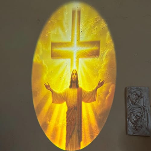 Customer photo review of Jesus Light Projector
