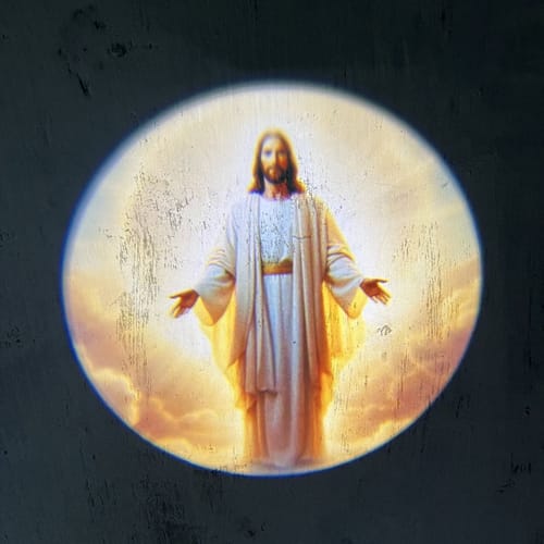 Customer photo review of Jesus Light Projector