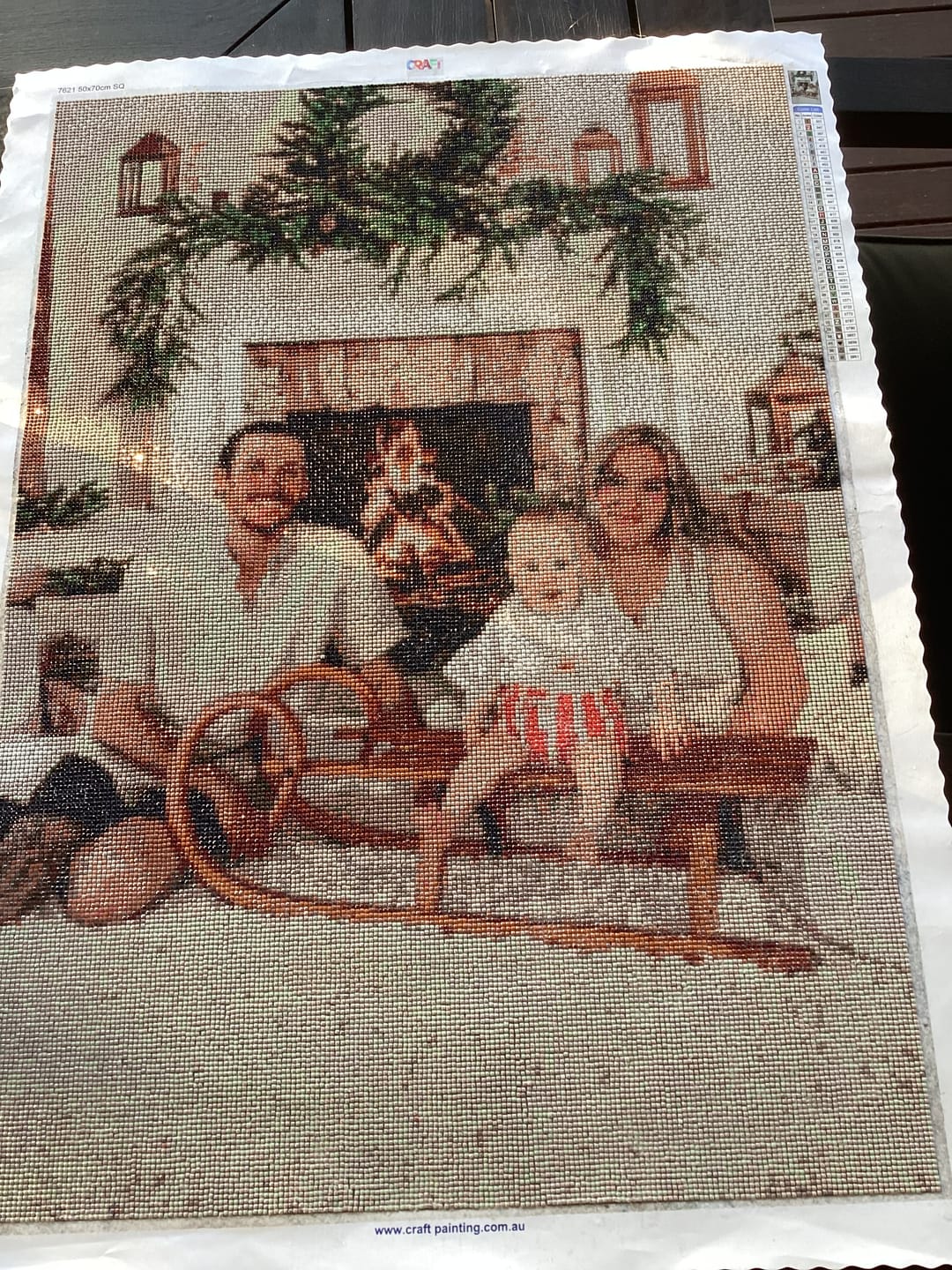 Customer photo review of Custom Diamond Painting