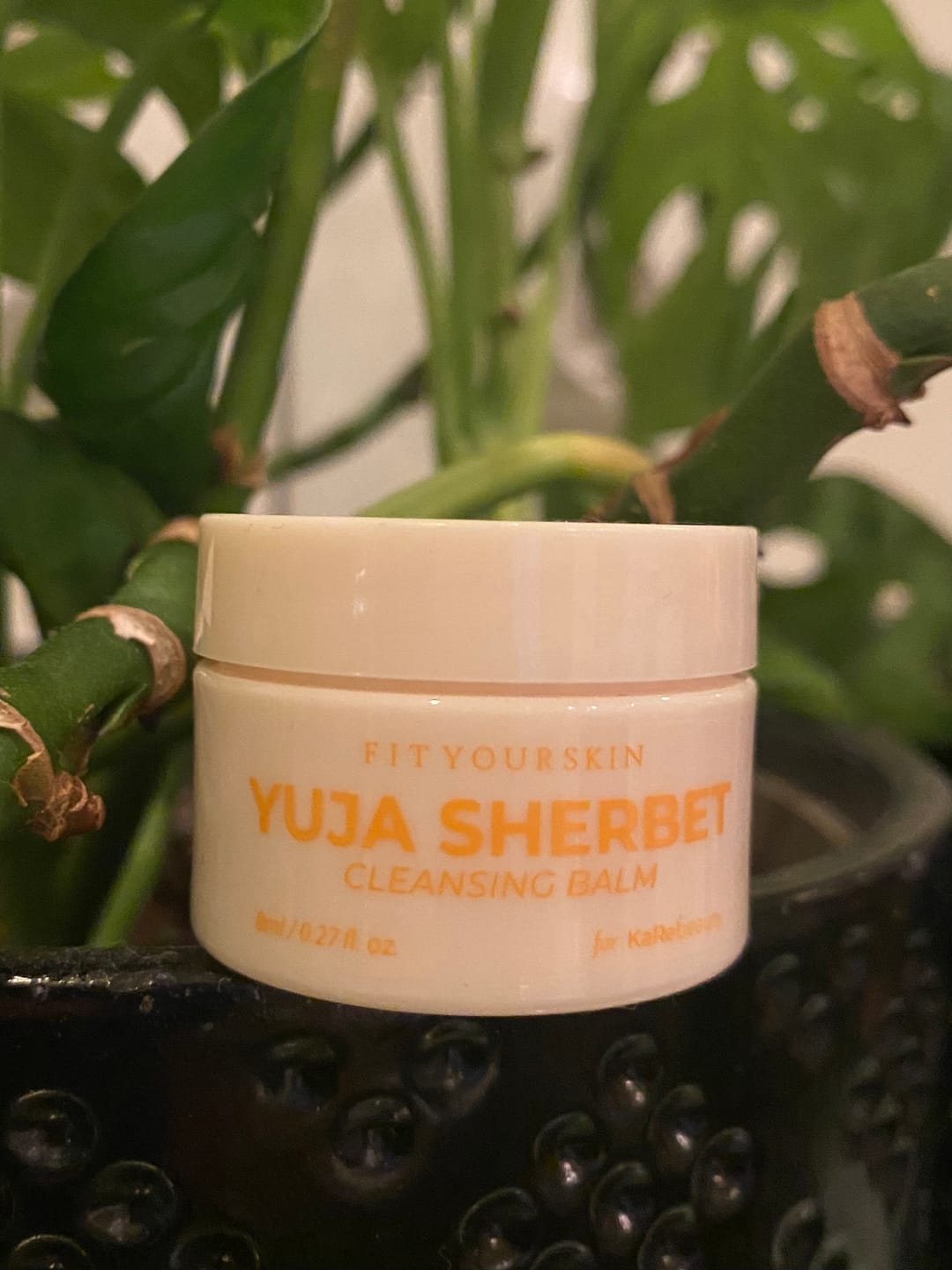 Customer photo review of Reisestørrelse FitYourSkinxKaRebeauty Yuja Sherbet Cleansing Balm (8ml) - Oljerens