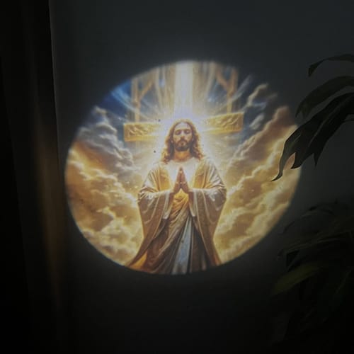 Customer photo review of Jesus Light Projector