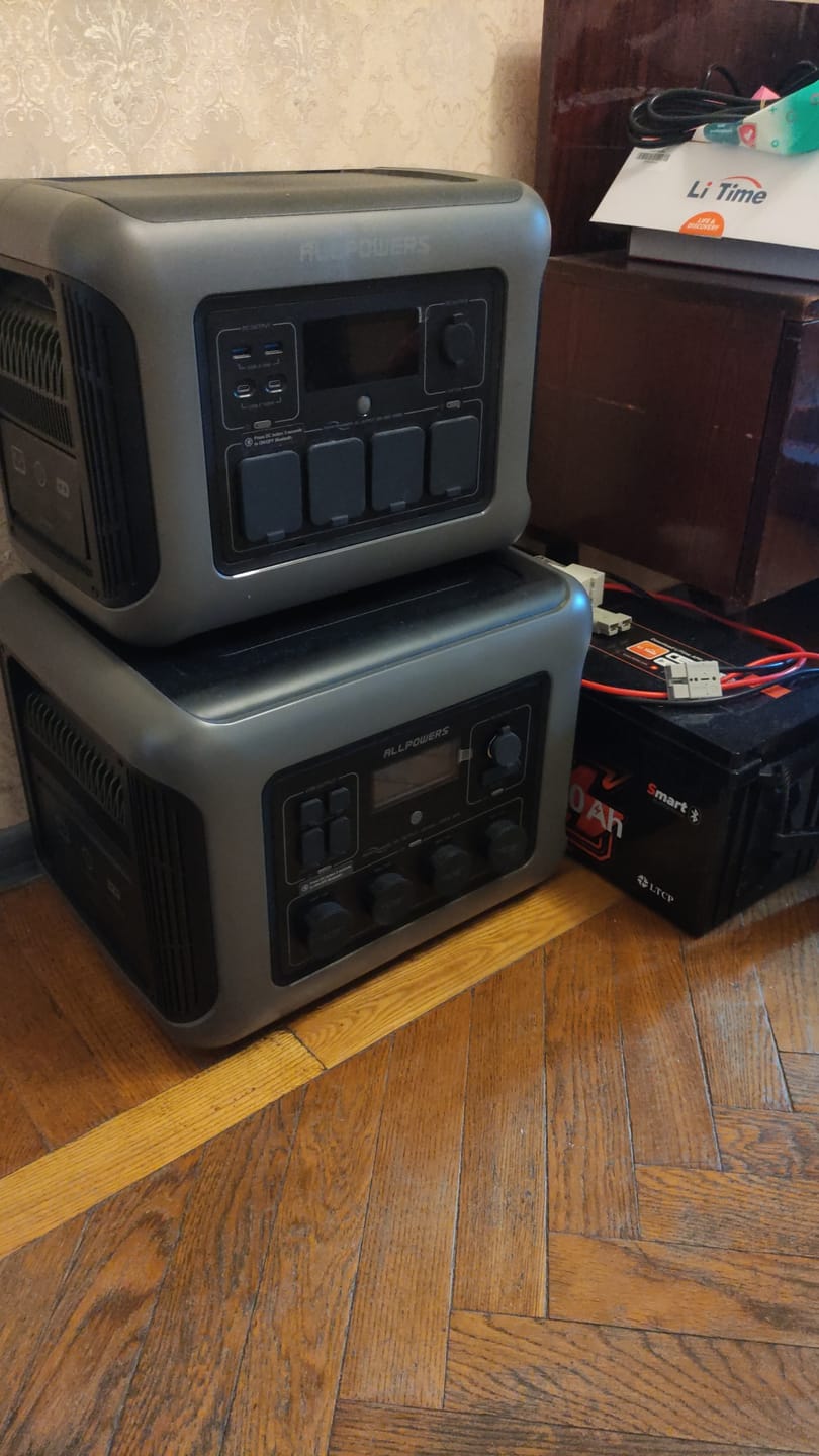 Customer photo review of ALLPOWERS R2500 V2 Portable Power Station 2500W 1920Wh LiFeP04 Battery