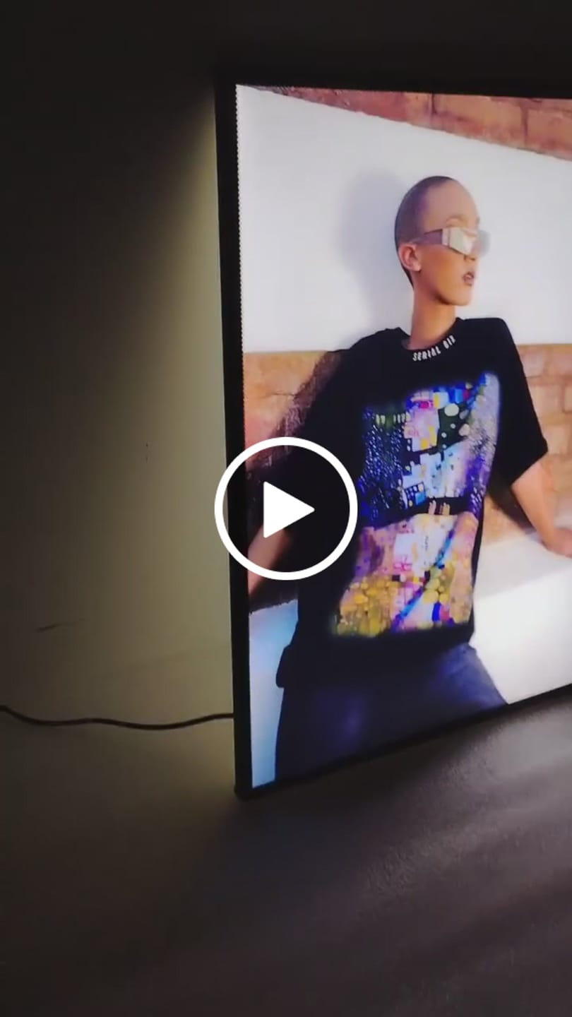 Customer video review of LED Poster Frame - Turn Any Poster Into a Professional Display