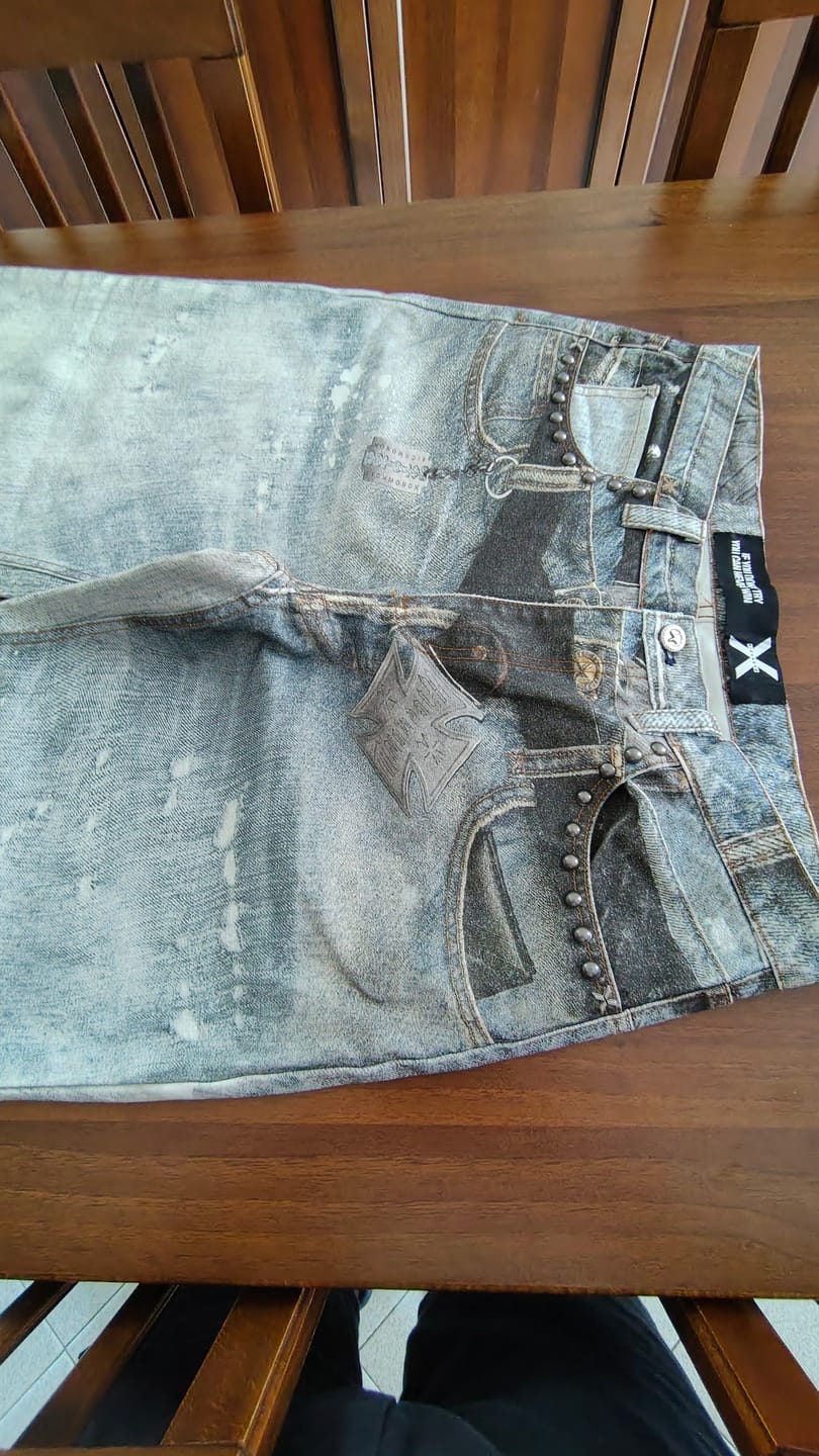 Customer photo review of Jeans RICHMOND messopi X relaxed fit stampato denim