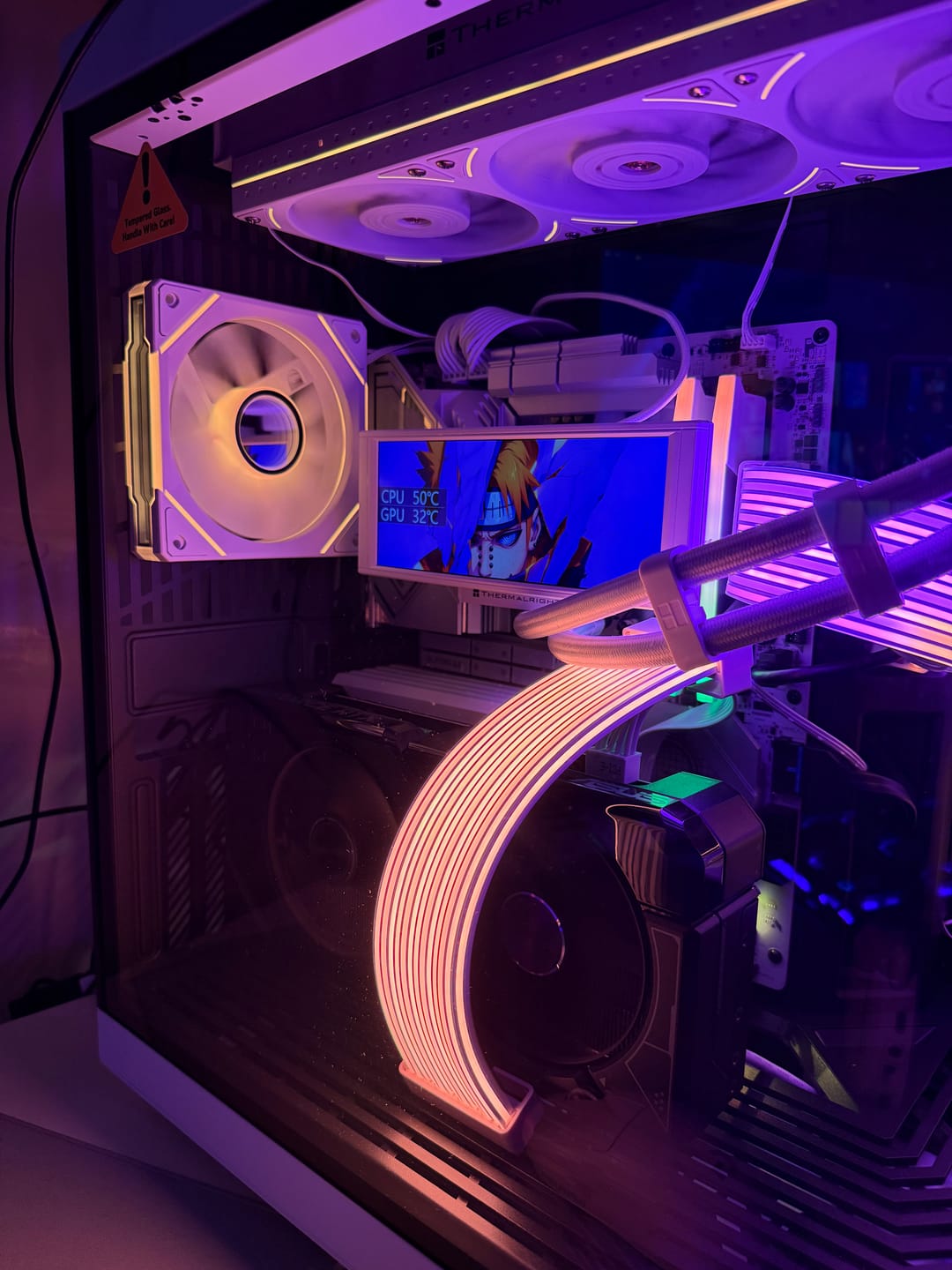 Customer photo review of AsiaHorse Aurora Learn PSU Cable Cover