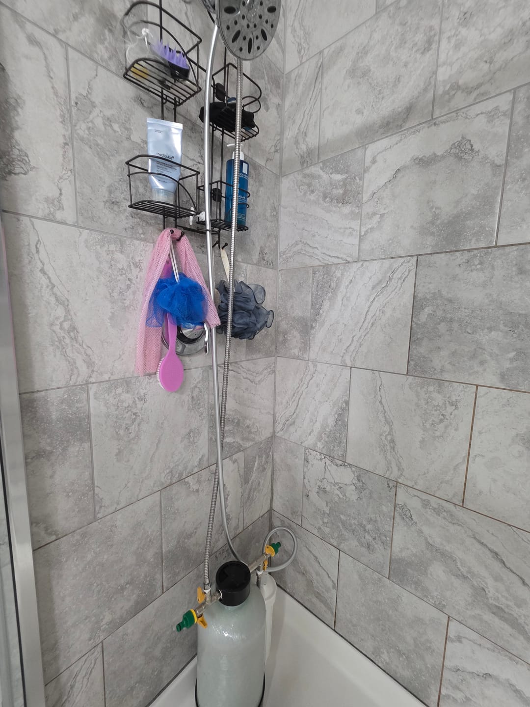 Customer photo review of Shower Water Softener System for Hard Water