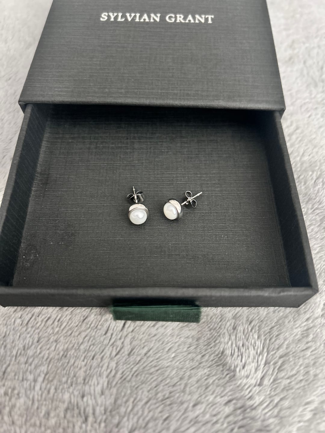 Customer photo review of Classic Pearl Studs