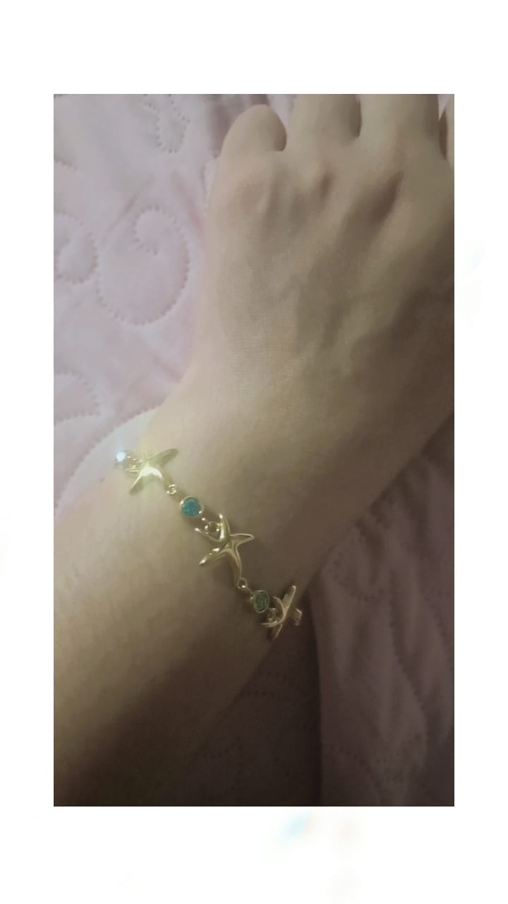 Customer photo review of Pulsera Rocalla