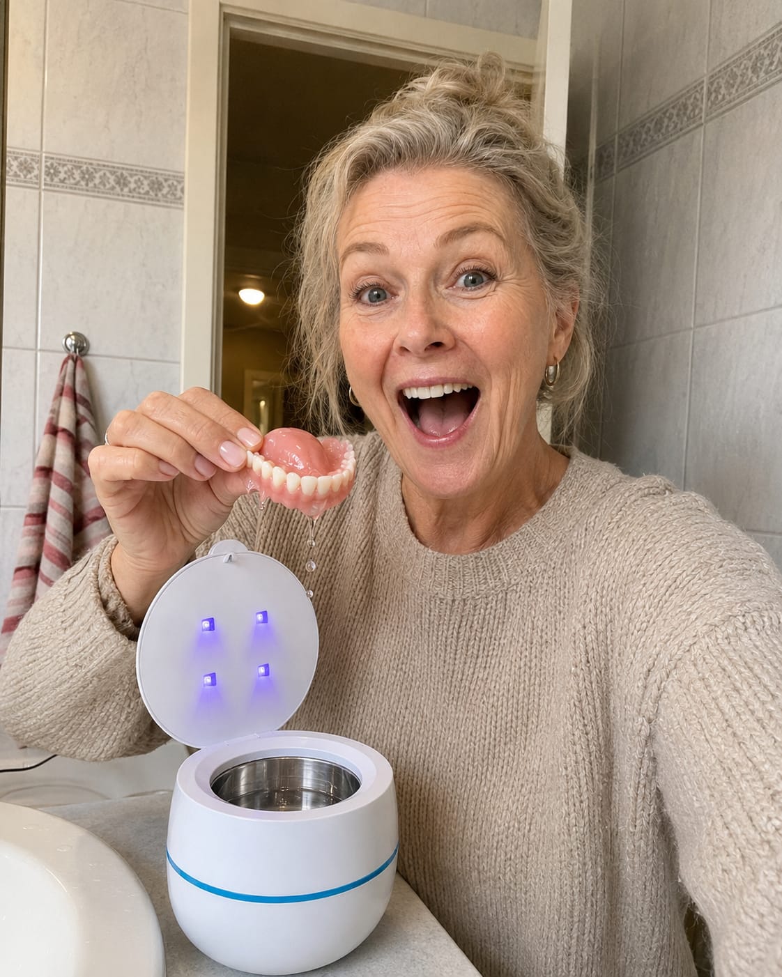 Customer photo review of Ultrasonic UV Cleaner