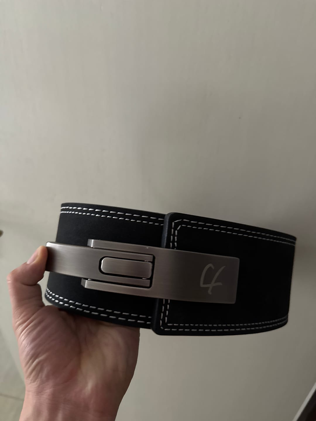 Customer photo review of Black Lever Belt, 10mm - IPF Approved