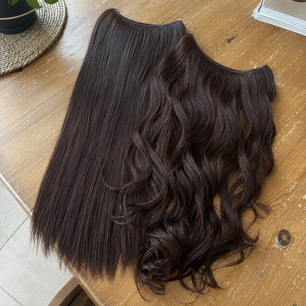 Customer photo review of Glow Halo תוספת שיער למראה מלא וטבעי (1+1)