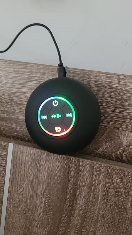 Customer photo review of Bluetooth Shower Speaker