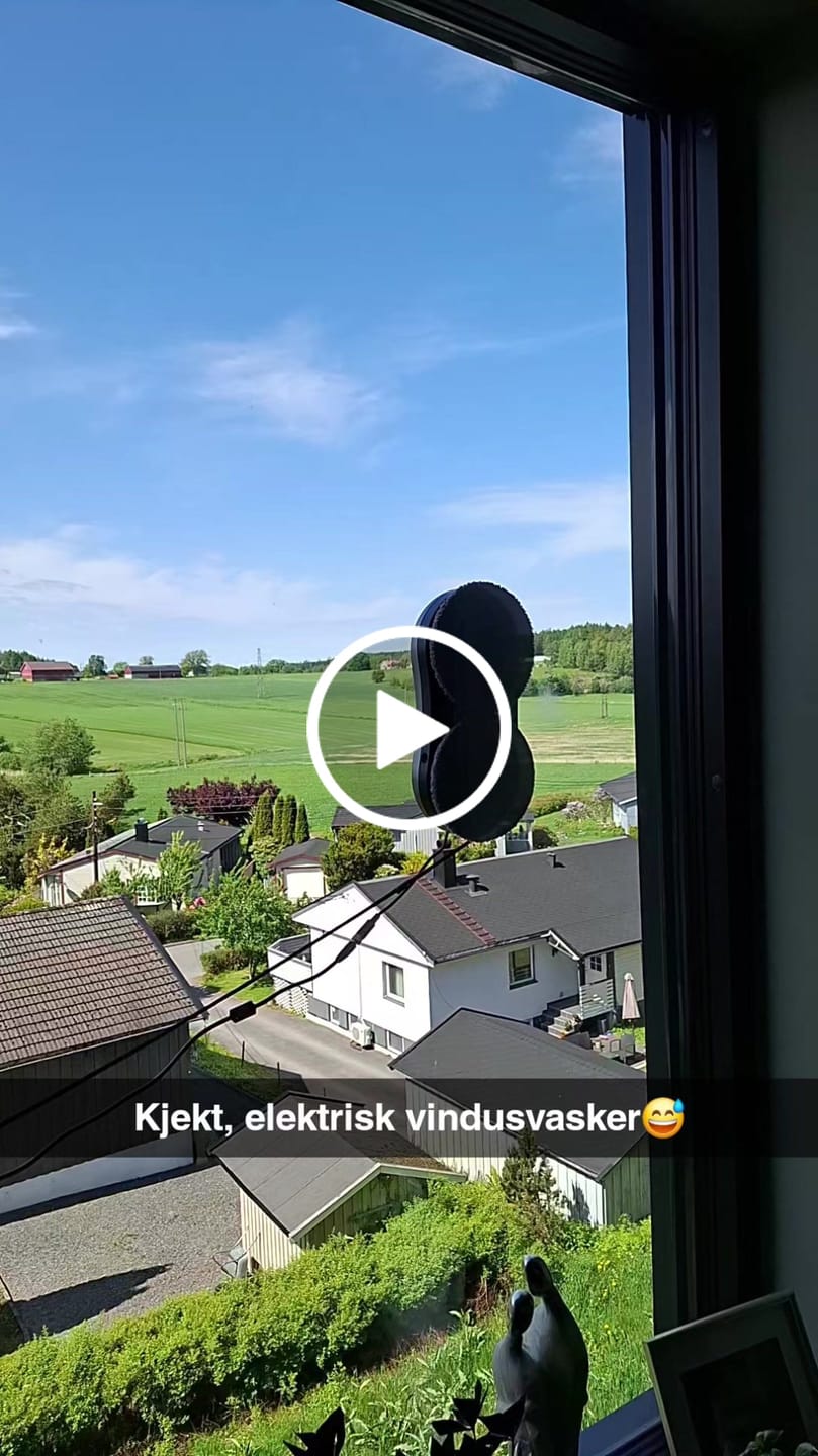 Customer video review of Helautomatisk vindusvaskerobot