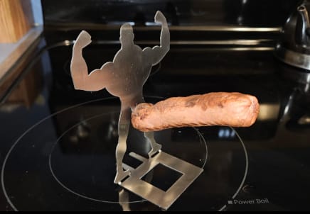 Customer photo review of Mr Grill Ironman™ Brings Muscle To Every BBQ 🔥