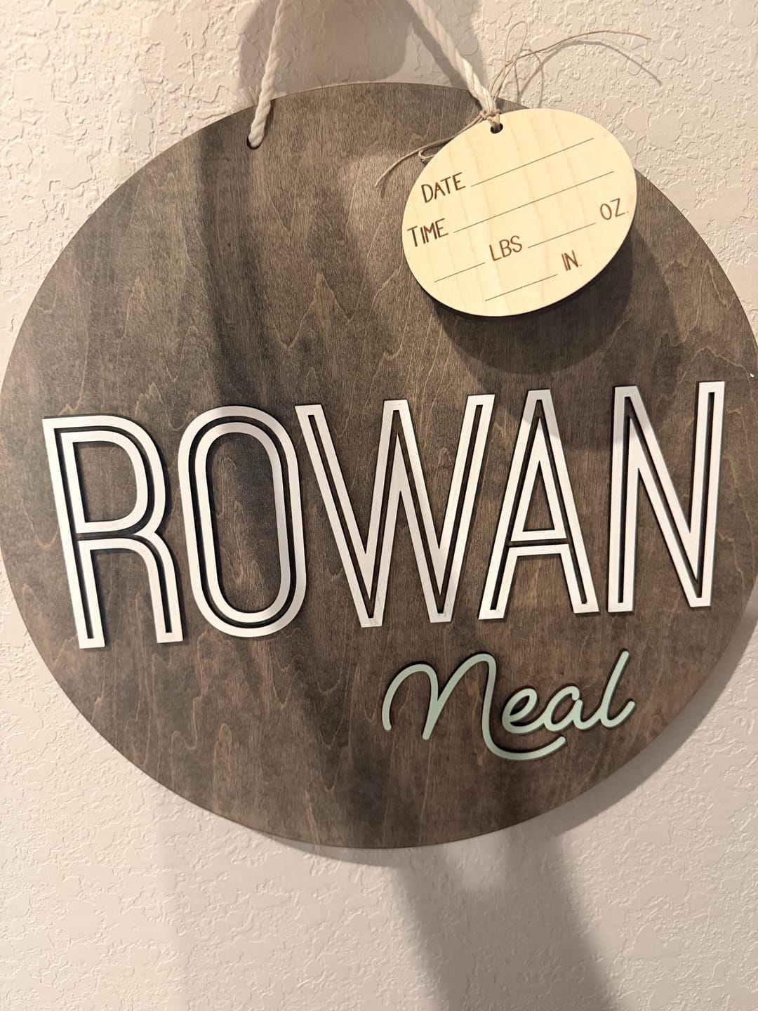 Customer photo review of Hospital Door Hanger - Lucas Blake