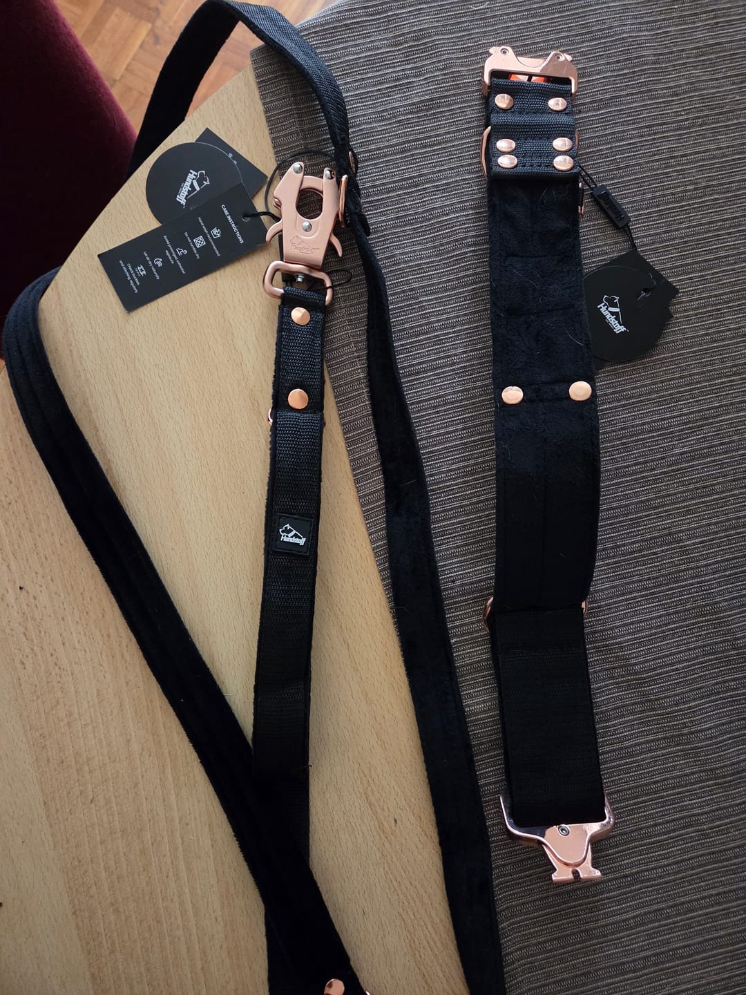 Customer photo review of Multi Guard Leash Rose Edition Svart - Multi-väktarkoppel