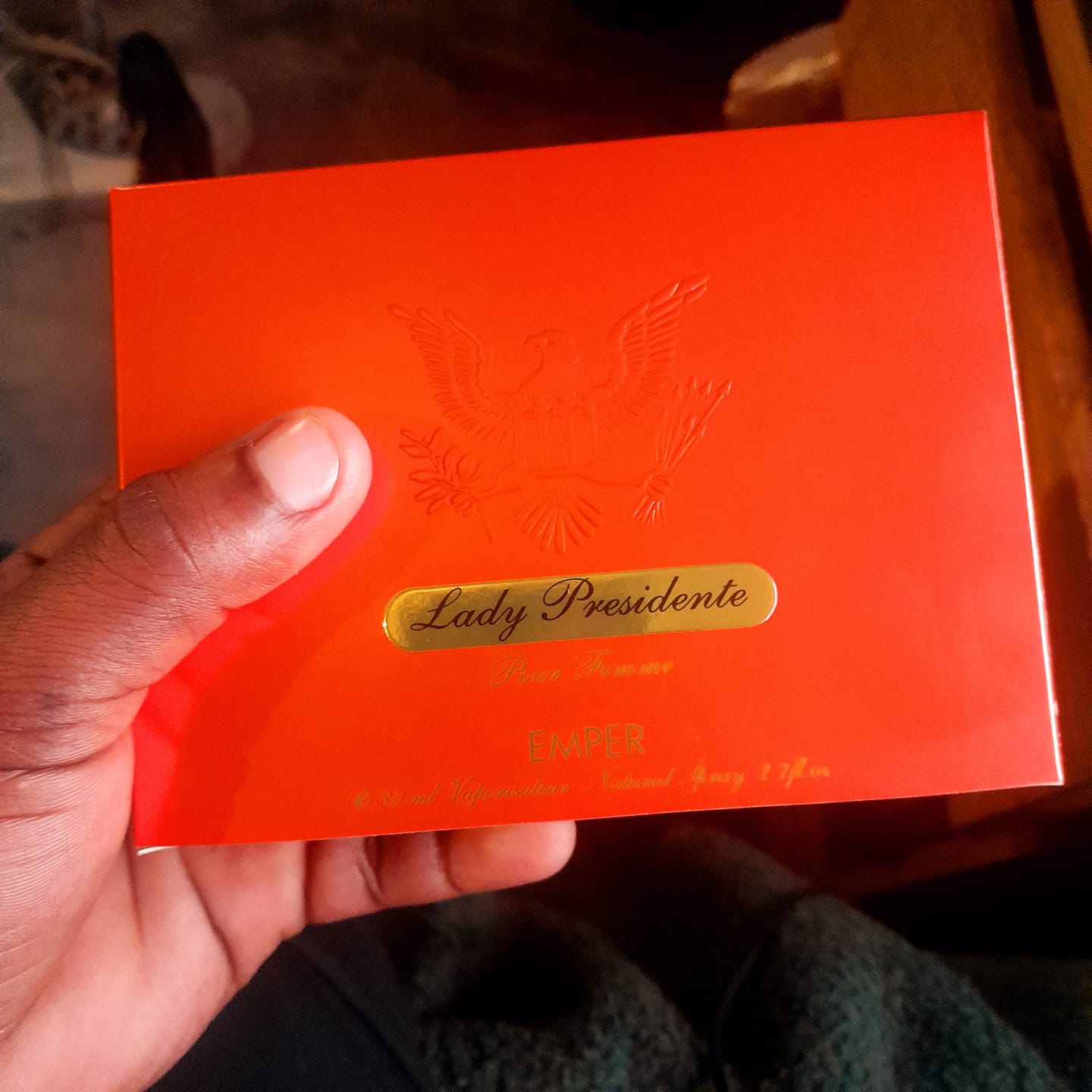 Customer photo review of Lady presidente Emper Perfumes 80ml