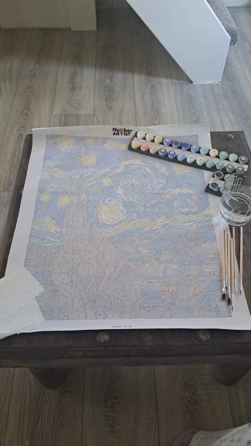 Customer photo review of Whirling Night Skies