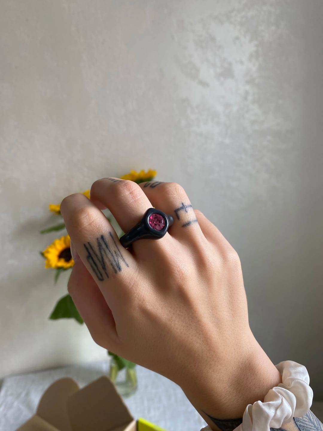 Customer photo review of Black dahlia