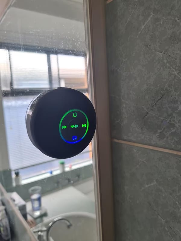 Customer photo review of Bluetooth Shower Speaker