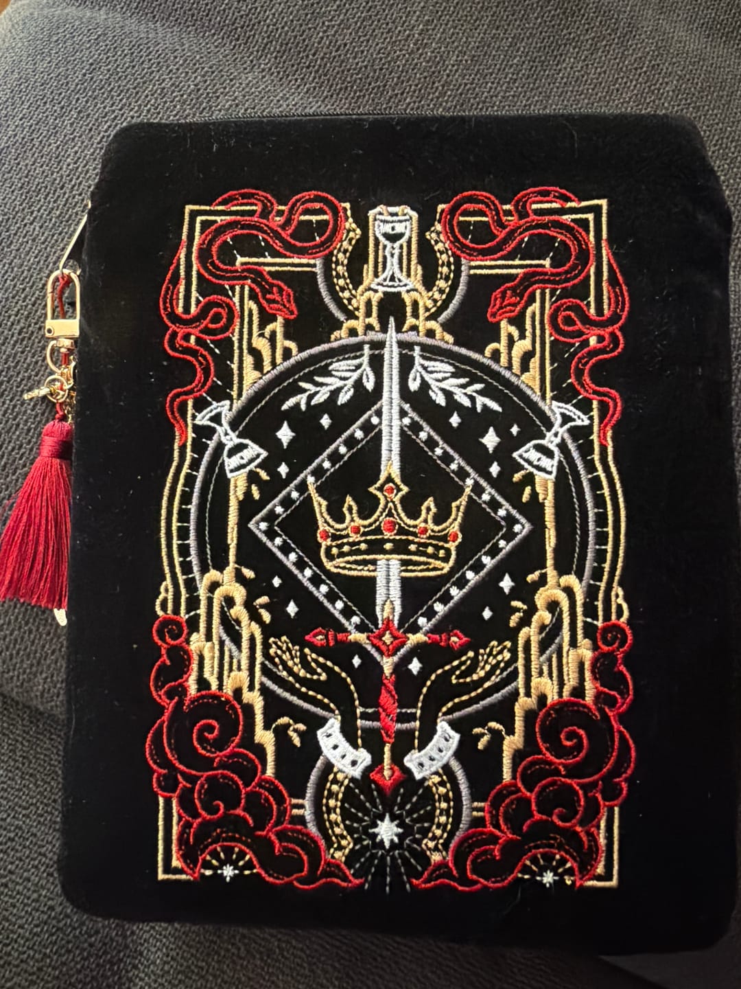 Customer photo review of Serpents & Swords eReader Sleeve - Black