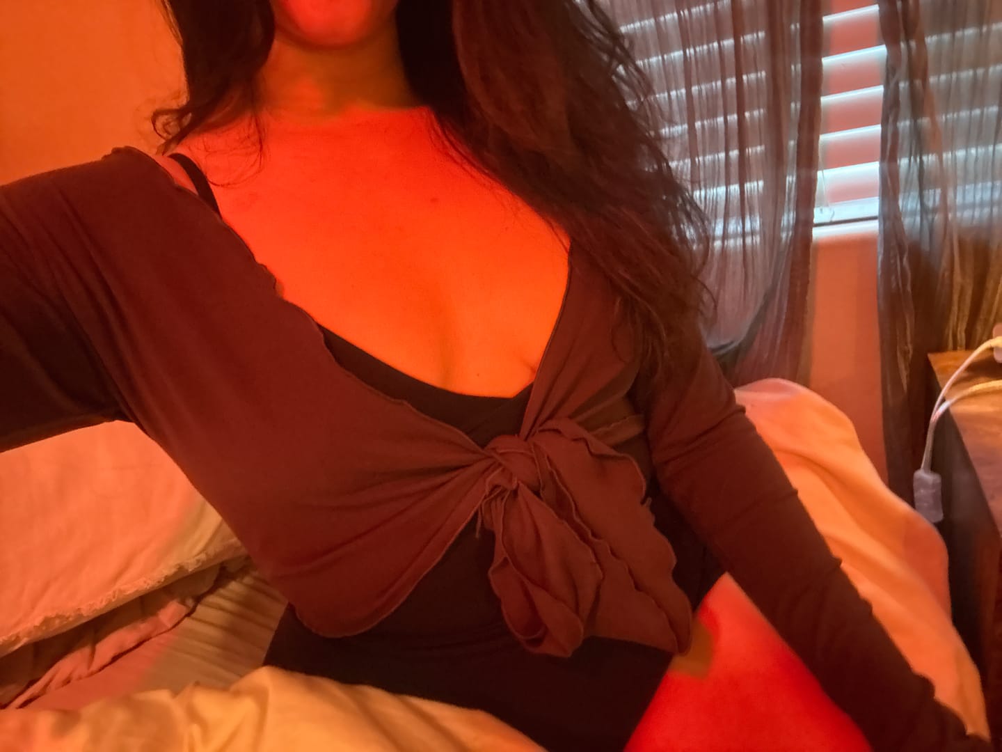 Customer photo review of The Wrap Top / Espresso