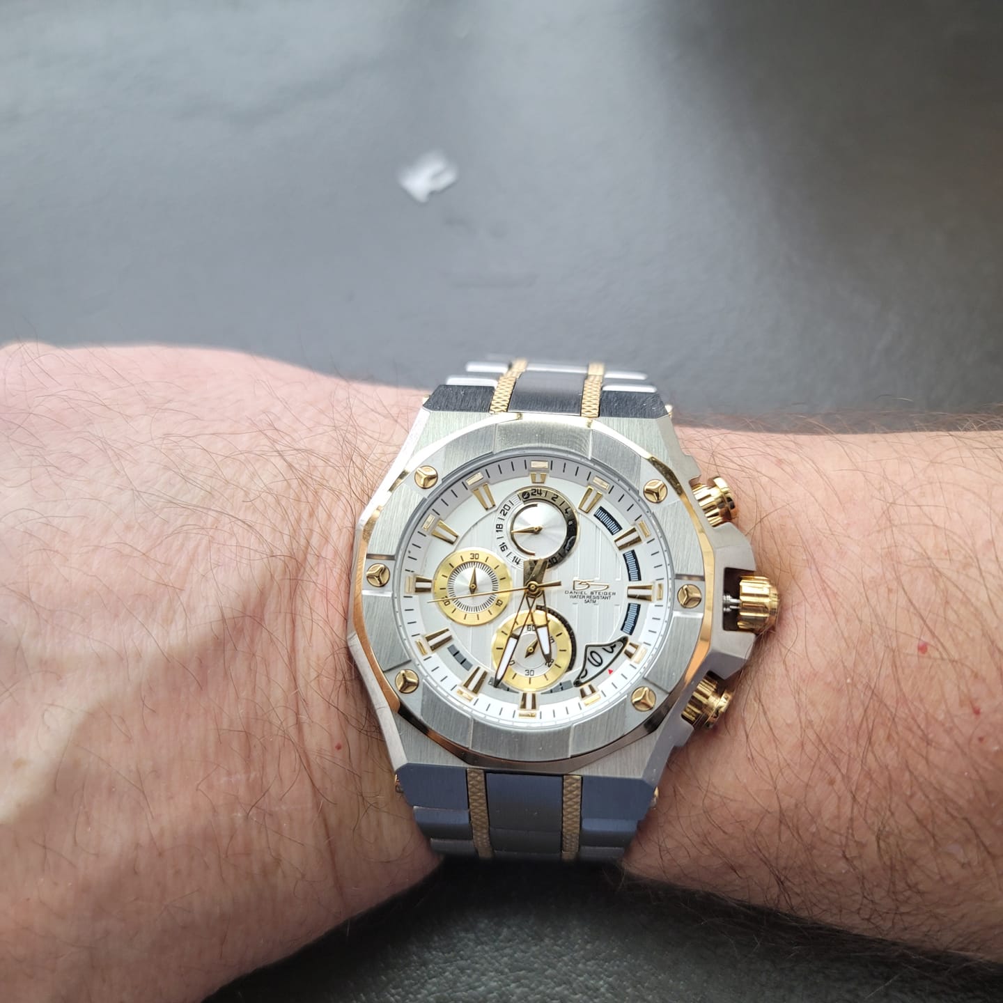 Customer photo review of Phantom Two-Tone Men's Watch
