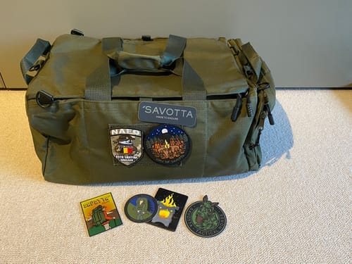 Customer photo review of Keikka 50L duffle bag