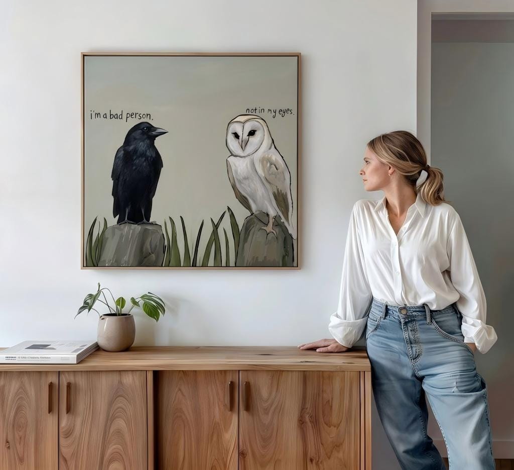 Customer photo review of The Crow and the Owl